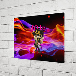 Холст прямоугольный Дзётаро Кудзё - character cartoon, цвет: 3D-принт — фото 2