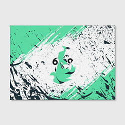 Холст прямоугольный Девятихвостая Кицунэ, цвет: 3D-принт — фото 2