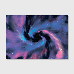 Холст прямоугольный Ручная роспись галактики акварелью, цвет: 3D-принт — фото 2