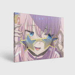 Холст прямоугольный Хитрая Хитори Гото - Одинокий рокер, цвет: 3D-принт