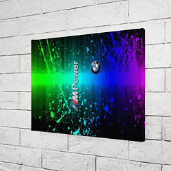 Холст прямоугольный BMW - M Power - motorsport, цвет: 3D-принт — фото 2