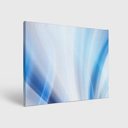 Холст прямоугольный Светлые синие и голубые волны, цвет: 3D-принт