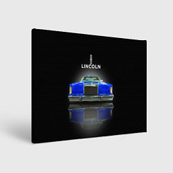 Холст прямоугольный Американский роскошный автомобиль Lincoln Continen, цвет: 3D-принт