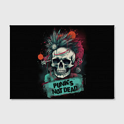 Холст прямоугольный Punks not dead, цвет: 3D-принт — фото 2