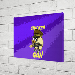 Холст прямоугольный Чикен Ган - цыпленок, цвет: 3D-принт — фото 2