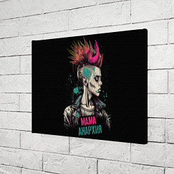 Холст прямоугольный Мама анархия, цвет: 3D-принт — фото 2