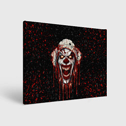 Холст прямоугольный Bloody clown, цвет: 3D-принт