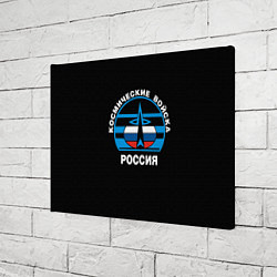 Холст прямоугольный Космические войска России, цвет: 3D-принт — фото 2