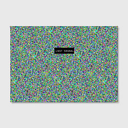 Холст прямоугольный Пиксельные помехи, цвет: 3D-принт — фото 2