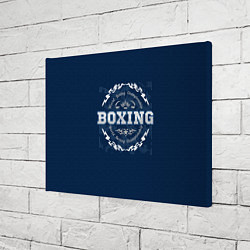 Холст прямоугольный Boxing - надпись, цвет: 3D-принт — фото 2