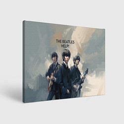 Холст прямоугольный The Beatles - Help, цвет: 3D-принт