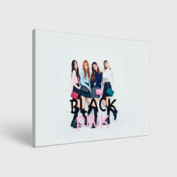 Холст прямоугольный Blackpink girls, цвет: 3D-принт