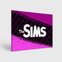 Картина прямоугольная The Sims pro gaming: надпись и символ