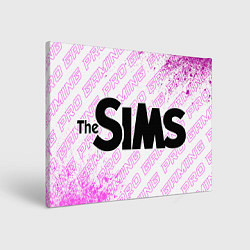 Картина прямоугольная The Sims pro gaming: надпись и символ