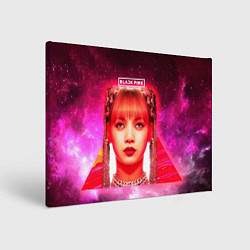 Холст прямоугольный Lisa Blackpink space, цвет: 3D-принт