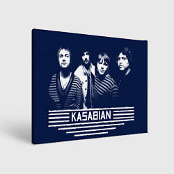 Картина прямоугольная Kasabian все участники группы