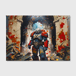 Холст прямоугольный Космодесант - Warhammer 40k, цвет: 3D-принт — фото 2