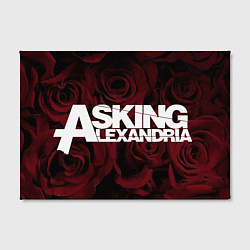 Холст прямоугольный Asking Alexandria roses, цвет: 3D-принт — фото 2