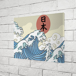 Холст прямоугольный Япония море, цвет: 3D-принт — фото 2
