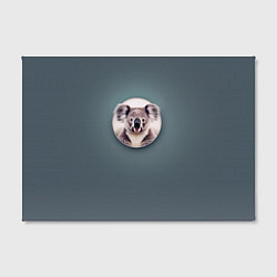 Холст прямоугольный Забавная коала, цвет: 3D-принт — фото 2