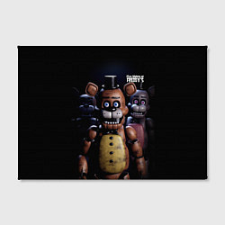 Холст прямоугольный Five Nights at Freddys персонажи, цвет: 3D-принт — фото 2