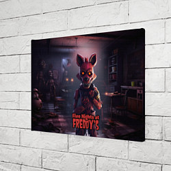 Холст прямоугольный Five Nights at Freddys Mangle, цвет: 3D-принт — фото 2