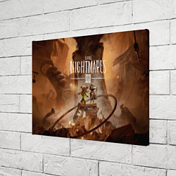 Холст прямоугольный Герои Little nightmares 3, цвет: 3D-принт — фото 2