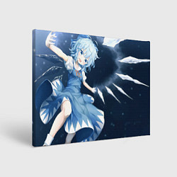 Холст прямоугольный Touhou Project Cirno, цвет: 3D-принт