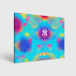 Холст прямоугольный New York Yankees - baseball team - logo, цвет: 3D-принт