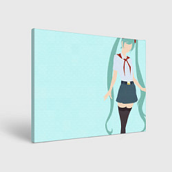 Холст прямоугольный Бесконечное лето Miku, цвет: 3D-принт