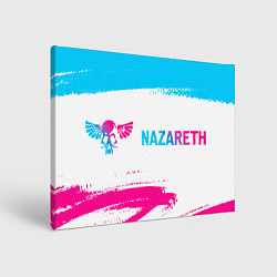 Картина прямоугольная Nazareth neon gradient style: надпись и символ