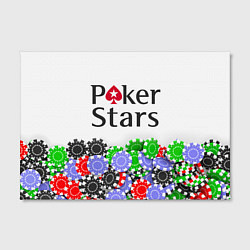 Холст прямоугольный Poker - игра для удачливых, цвет: 3D-принт — фото 2