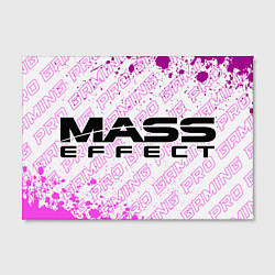 Холст прямоугольный Mass Effect pro gaming по-горизонтали, цвет: 3D-принт — фото 2