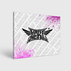 Холст прямоугольный Babymetal rock legends по-горизонтали, цвет: 3D-принт