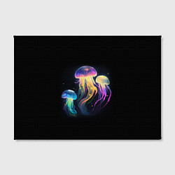 Холст прямоугольный Танец медуз, цвет: 3D-принт — фото 2