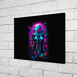 Холст прямоугольный Deep house neon, цвет: 3D-принт — фото 2