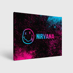 Картина прямоугольная Nirvana - neon gradient по-горизонтали