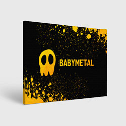 Картина прямоугольная Babymetal - gold gradient по-горизонтали