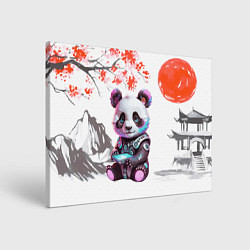 Холст прямоугольный Funny panda - China, цвет: 3D-принт