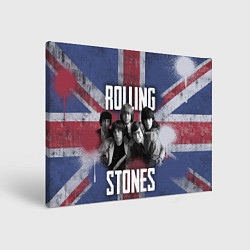 Холст прямоугольный Rolling Stones - Great britain, цвет: 3D-принт