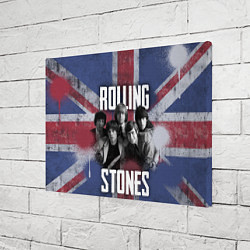 Холст прямоугольный Rolling Stones - Great britain, цвет: 3D-принт — фото 2