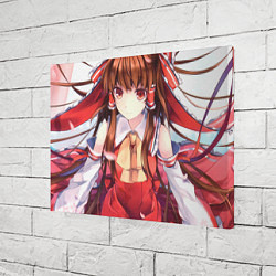 Холст прямоугольный Touhou Project Рейму Cute, цвет: 3D-принт — фото 2