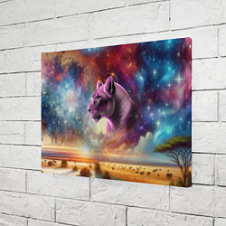 Холст прямоугольный Небесный львица, цвет: 3D-принт — фото 2