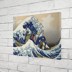 Холст прямоугольный Kanagawa wave - Gyarados, цвет: 3D-принт — фото 2