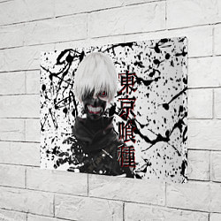 Холст прямоугольный Kaneki Ken - Токийский Гуль, цвет: 3D-принт — фото 2