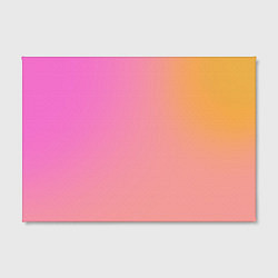 Холст прямоугольный Розово-желтый градиент, цвет: 3D-принт — фото 2