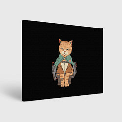 Холст прямоугольный Anime cat, цвет: 3D-принт
