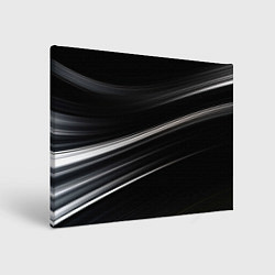 Холст прямоугольный Black abstract background, цвет: 3D-принт