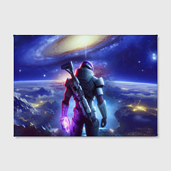 Холст прямоугольный Mass Effect - andromeda ai art, цвет: 3D-принт — фото 2