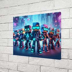 Холст прямоугольный Minecraft - fantasy ai art, цвет: 3D-принт — фото 2